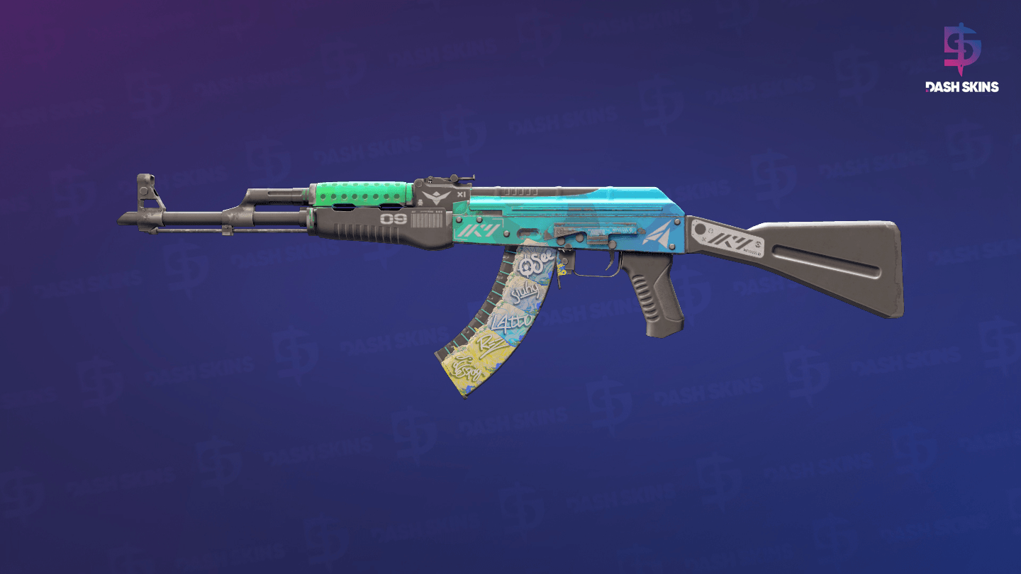 AK-47 | Ice Coaled (Field-Tested) Screenshot Playside