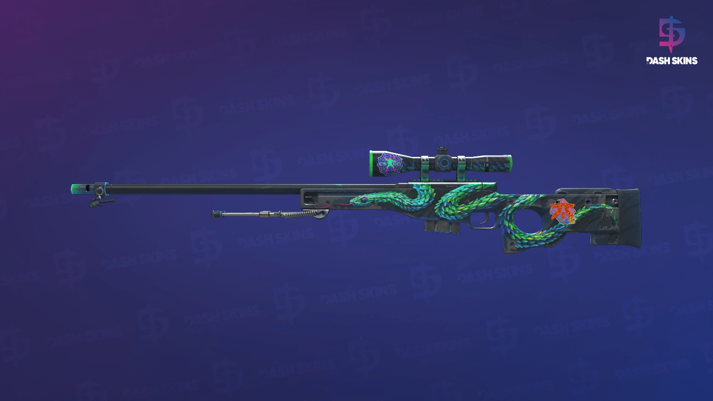 AWP | Atheris (Well-Worn) Screenshot Playside
