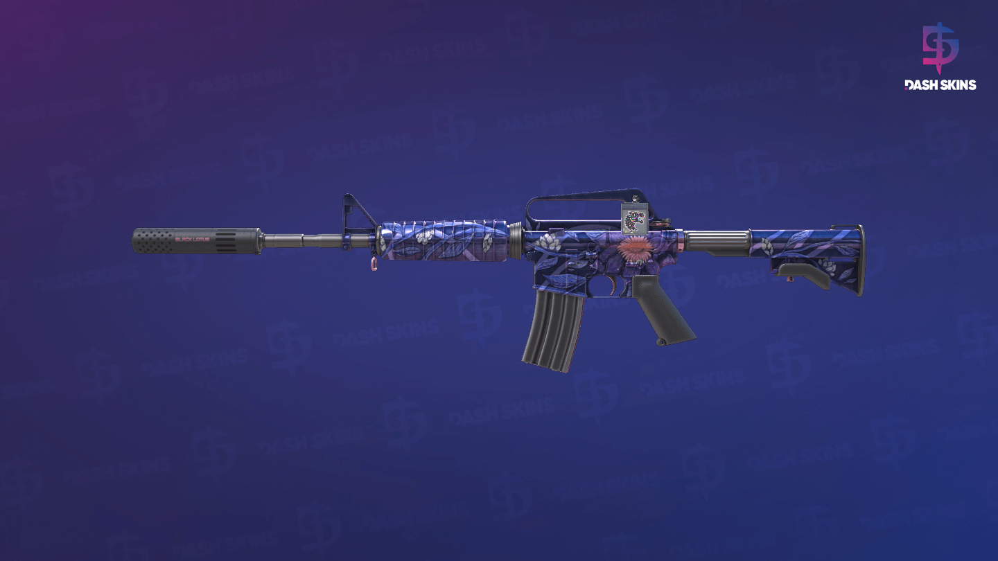 M4A1-S | Black Lotus (Minimal Wear) Screenshot Playside