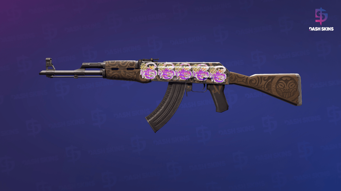 AK-47 | Uncharted (Well-Worn) Screenshot Playside