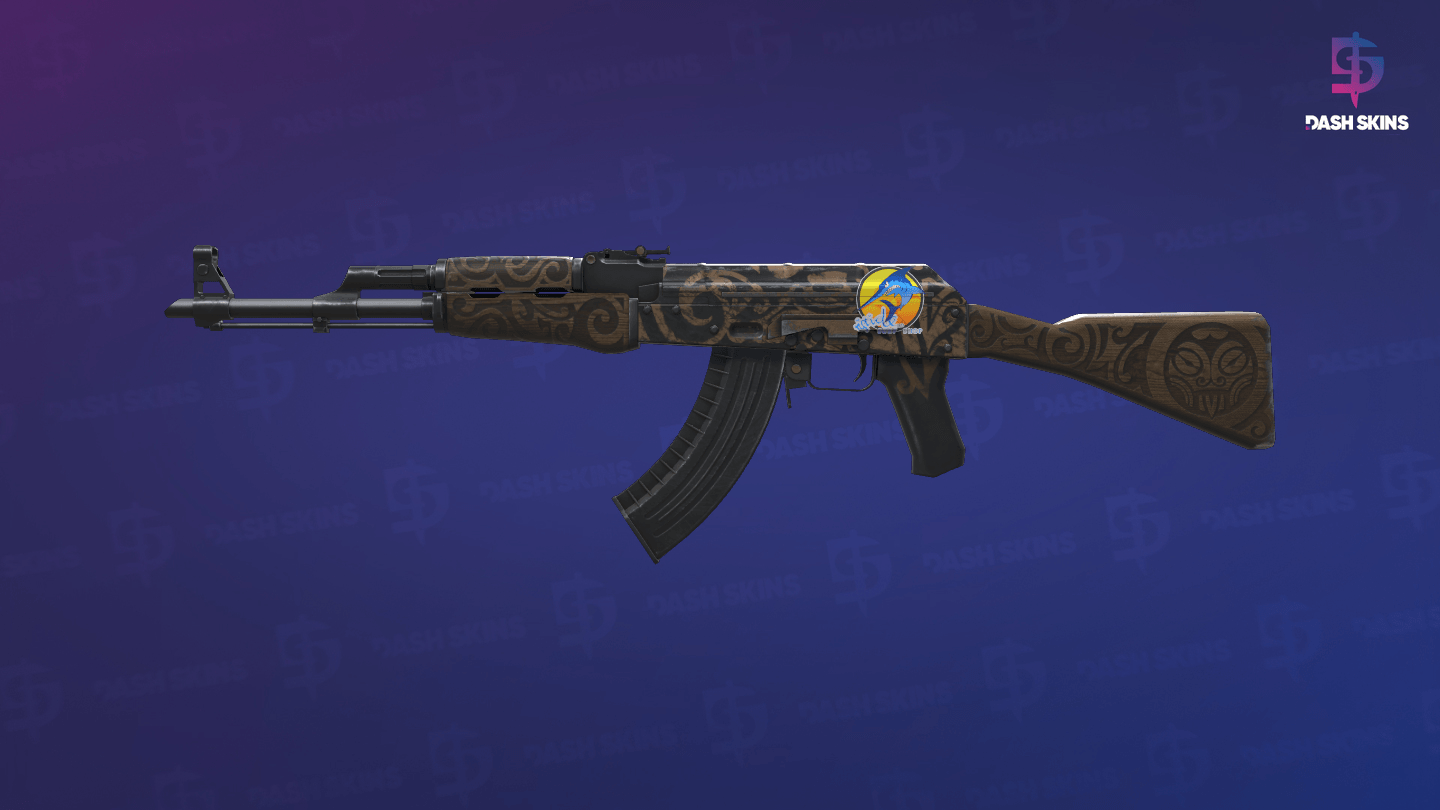 AK-47 | Uncharted (Minimal Wear) Screenshot Playside