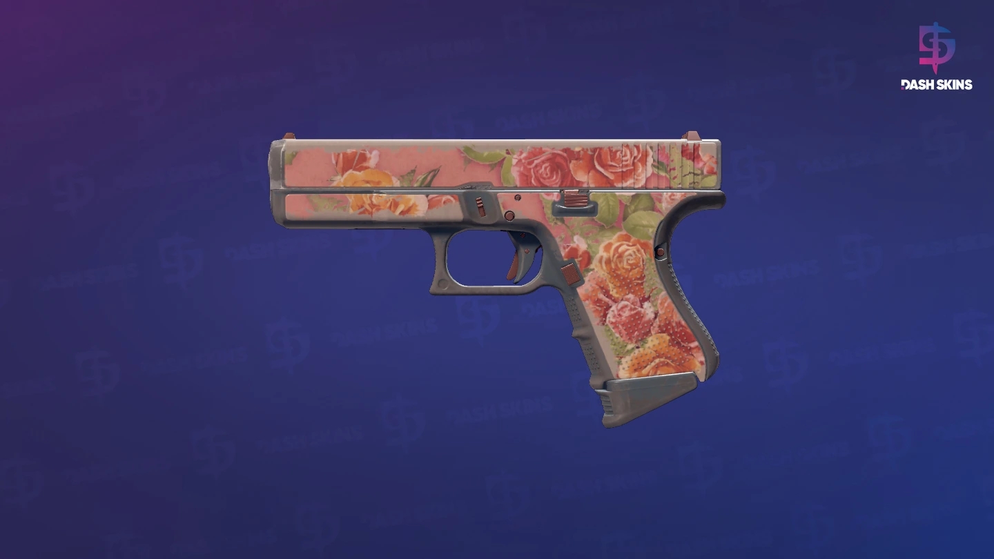Glock-18 | Coral Bloom (Well-Worn) Screenshot Playside