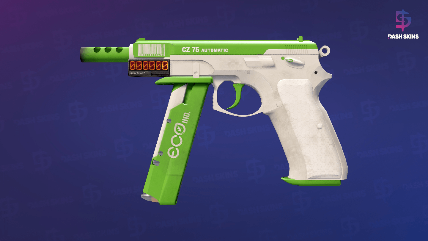 StatTrak™ CZ75-Auto | Eco (Minimal Wear) Screenshot Playside