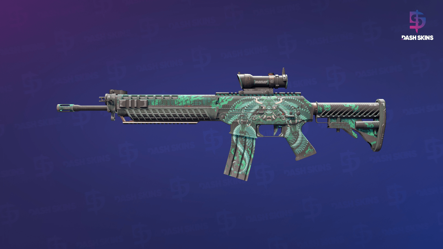 SG 553 | Dragon Tech (Field-Tested) Screenshot Playside