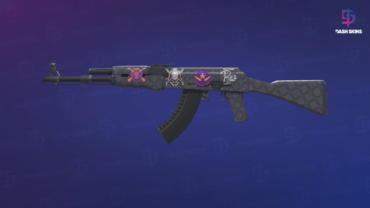 AK-47 | Baroque Purple (Minimal Wear) Screenshot Playside
