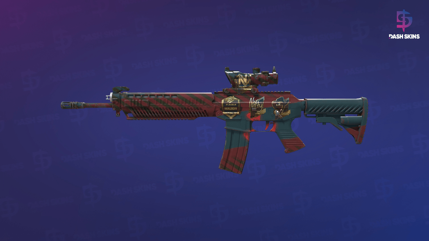 Souvenir SG 553 | Fallout Warning (Minimal Wear) Screenshot Playside