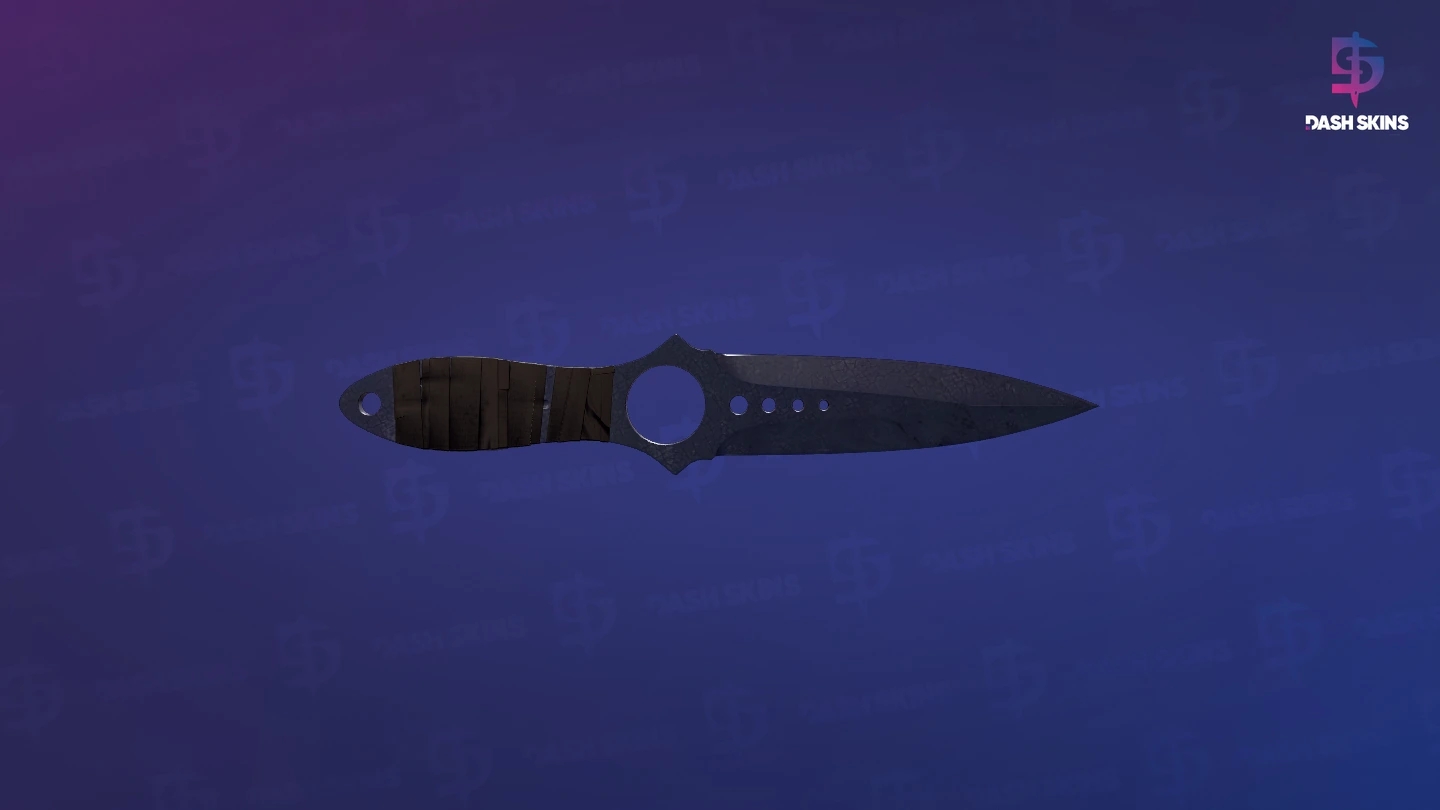 ★ Skeleton Knife | Blue Steel (Battle-Scarred) Screenshot Playside