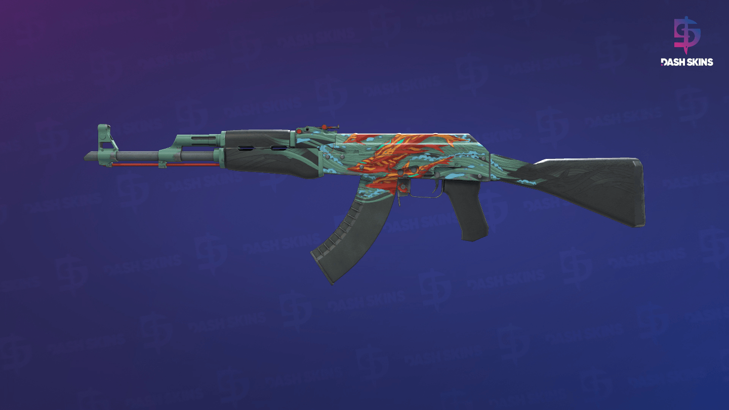AK-47 | Aquamarine Revenge (Field-Tested) Screenshot Playside