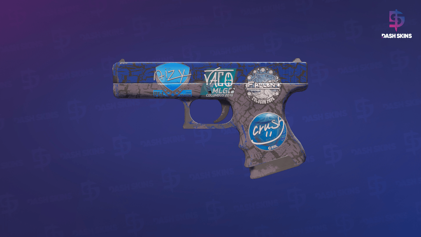 Glock-18 | Blue Fissure (Field-Tested) Screenshot Playside