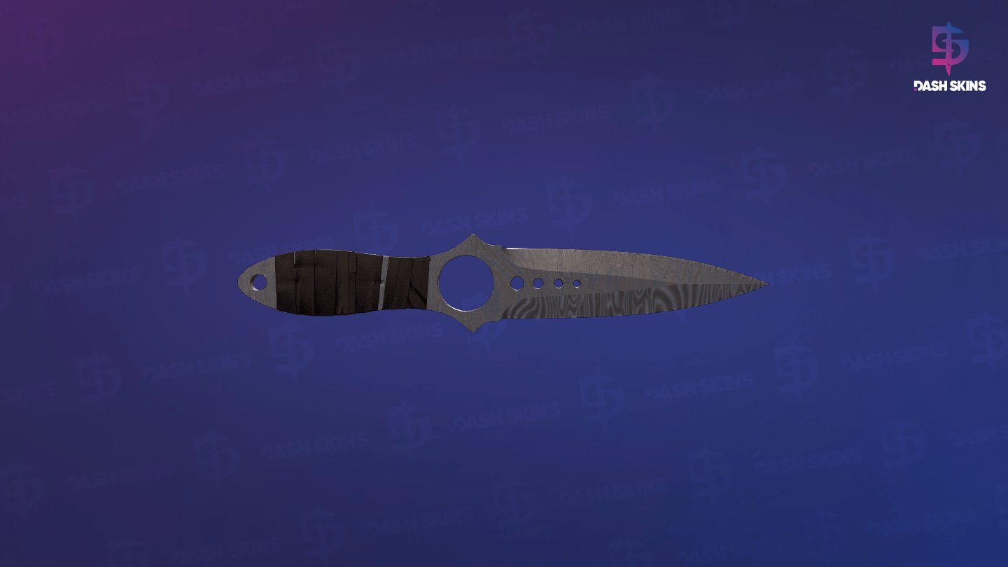 ★ Skeleton Knife | Damascus Steel (Battle-Scarred) Screenshot Playside