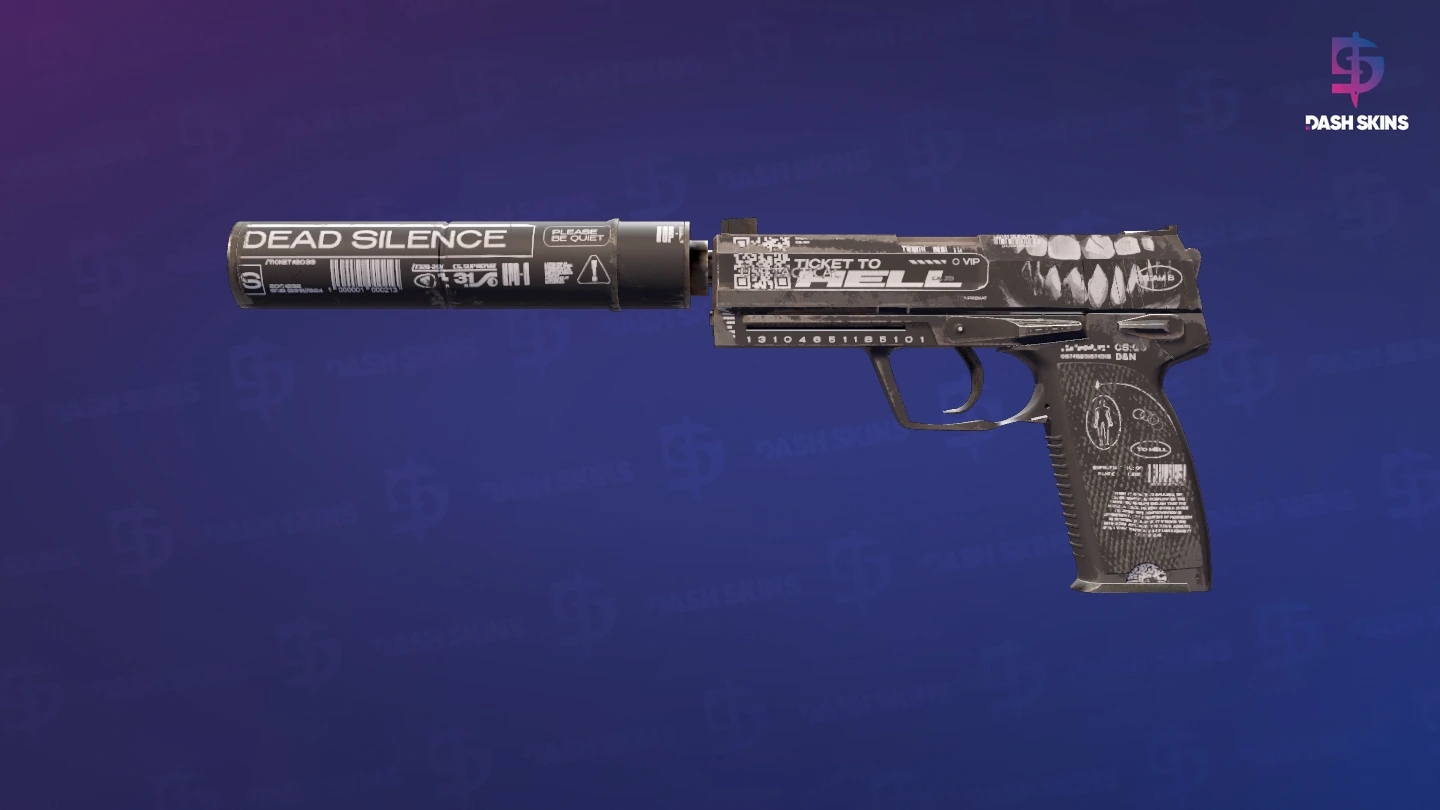 USP-S | Ticket to Hell (Field-Tested) Screenshot Playside