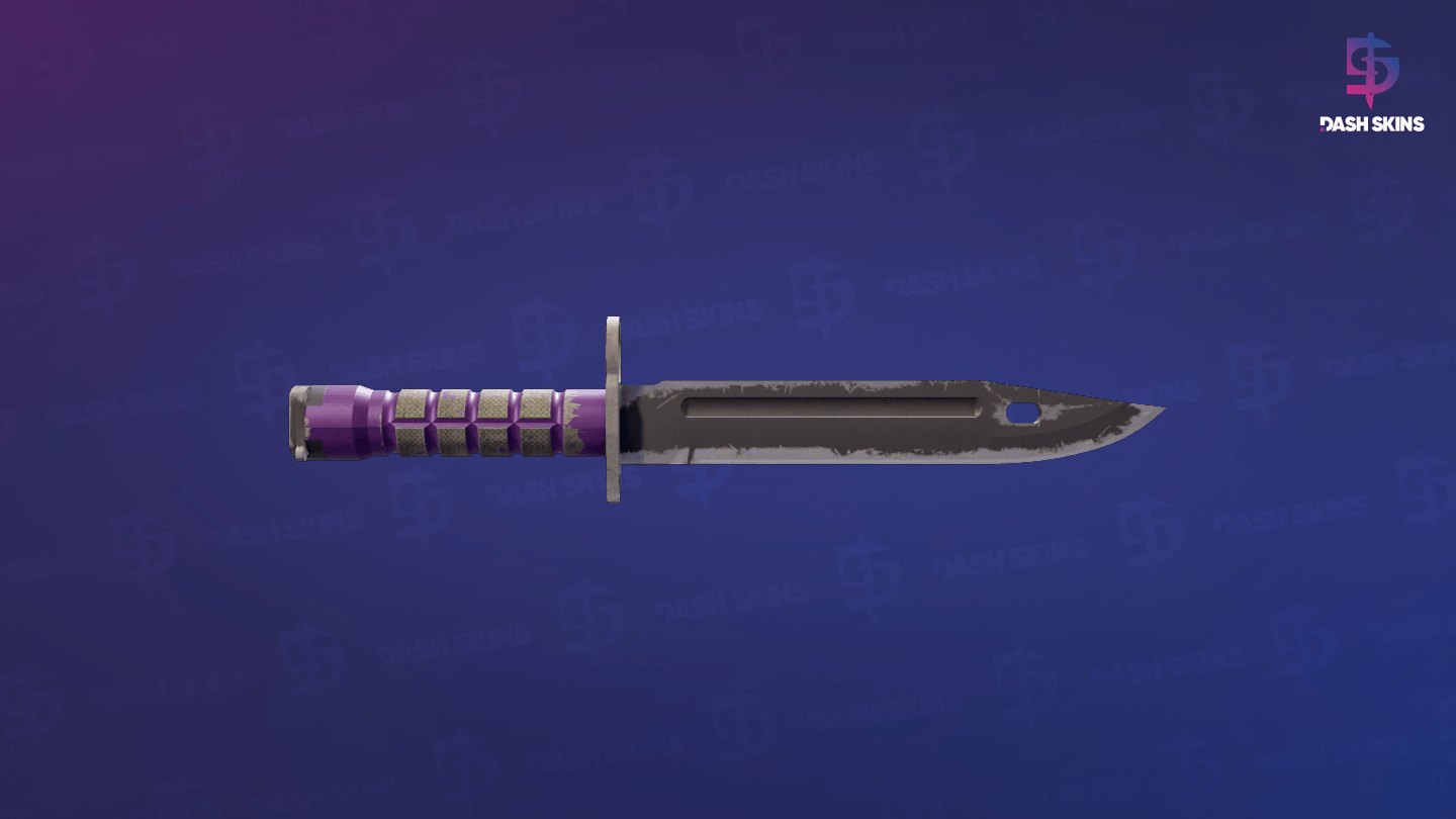 ★ Bayonet | Ultraviolet (Well-Worn) Screenshot Playside
