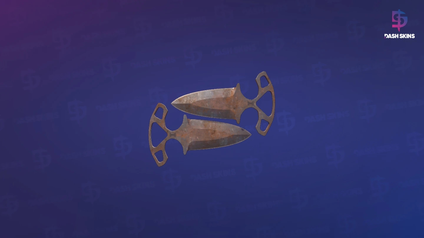 ★ Shadow Daggers | Rust Coat (Battle-Scarred) Screenshot Playside