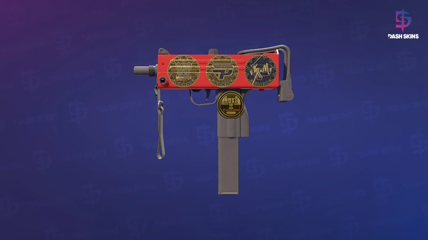 Souvenir MAC-10 | Candy Apple (Minimal Wear) Screenshot Playside