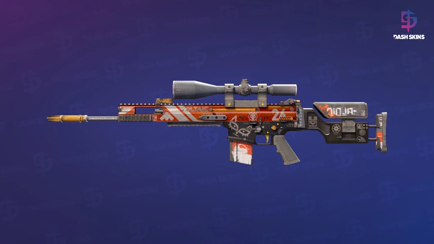 StatTrak™ SCAR-20 | Bloodsport (Well-Worn) Screenshot Playside