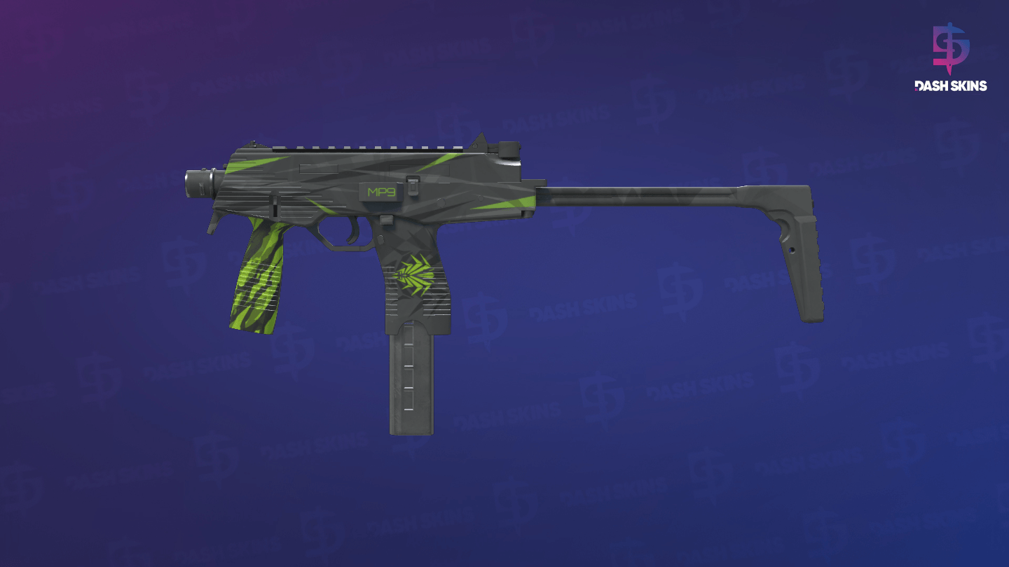 MP9 | Deadly Poison (Minimal Wear) Screenshot Playside