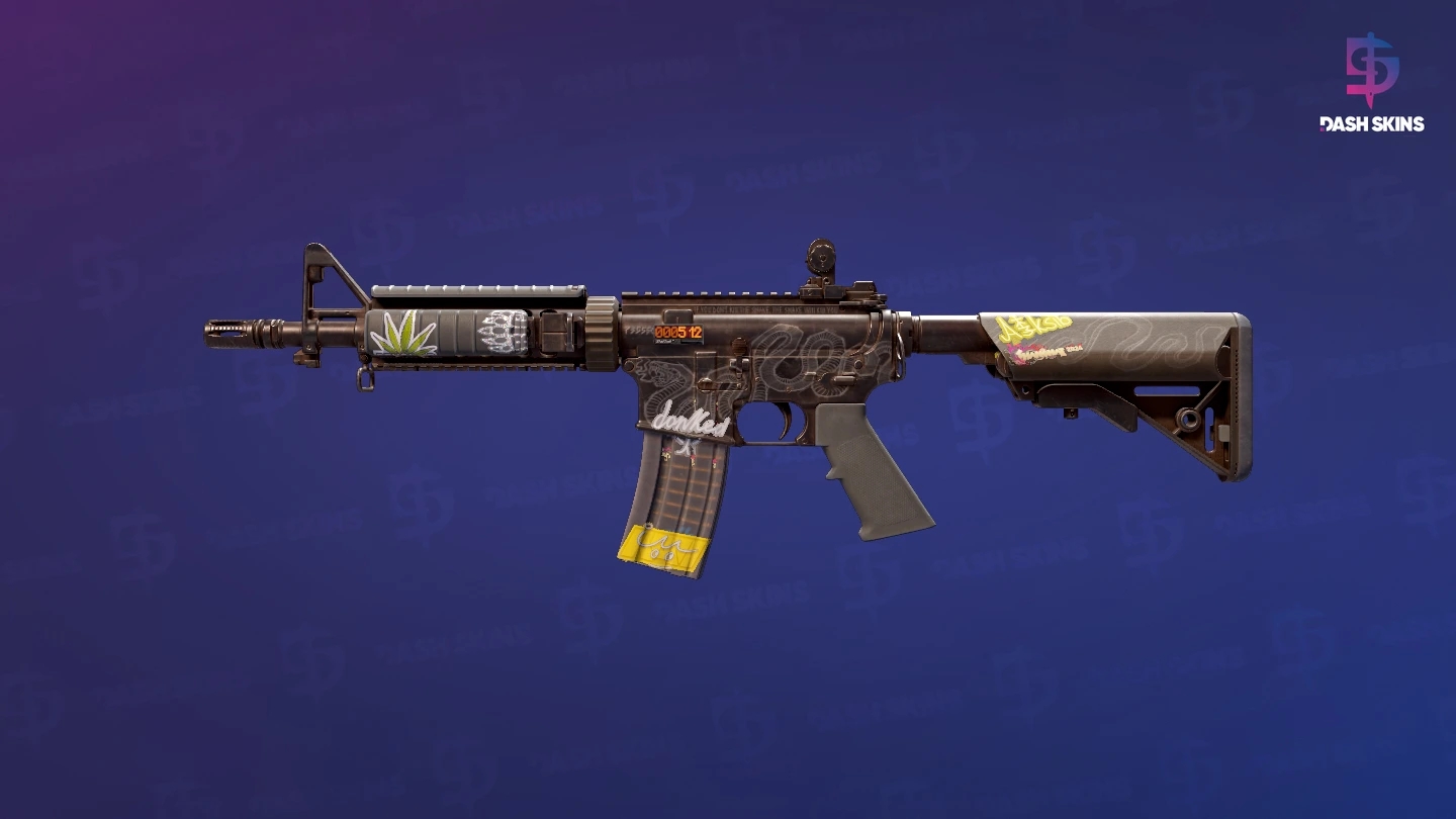 StatTrak™ M4A4 | Etch Lord (Well-Worn) Screenshot Playside