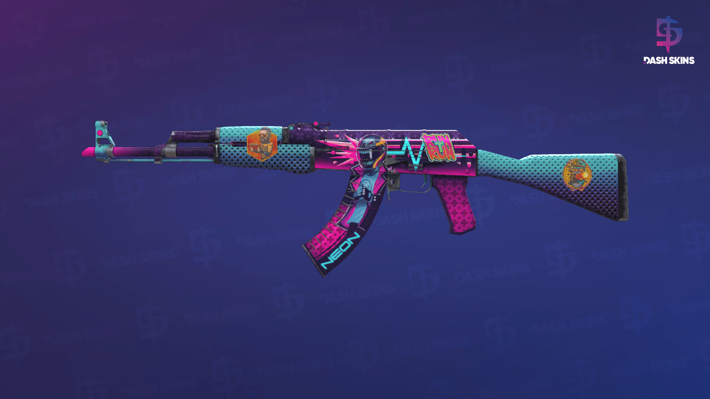 AK-47 | Neon Rider (Field-Tested) Screenshot Playside