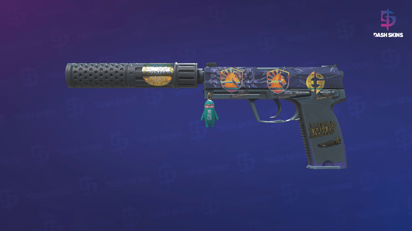 USP-S | Black Lotus (Minimal Wear) Screenshot Playside