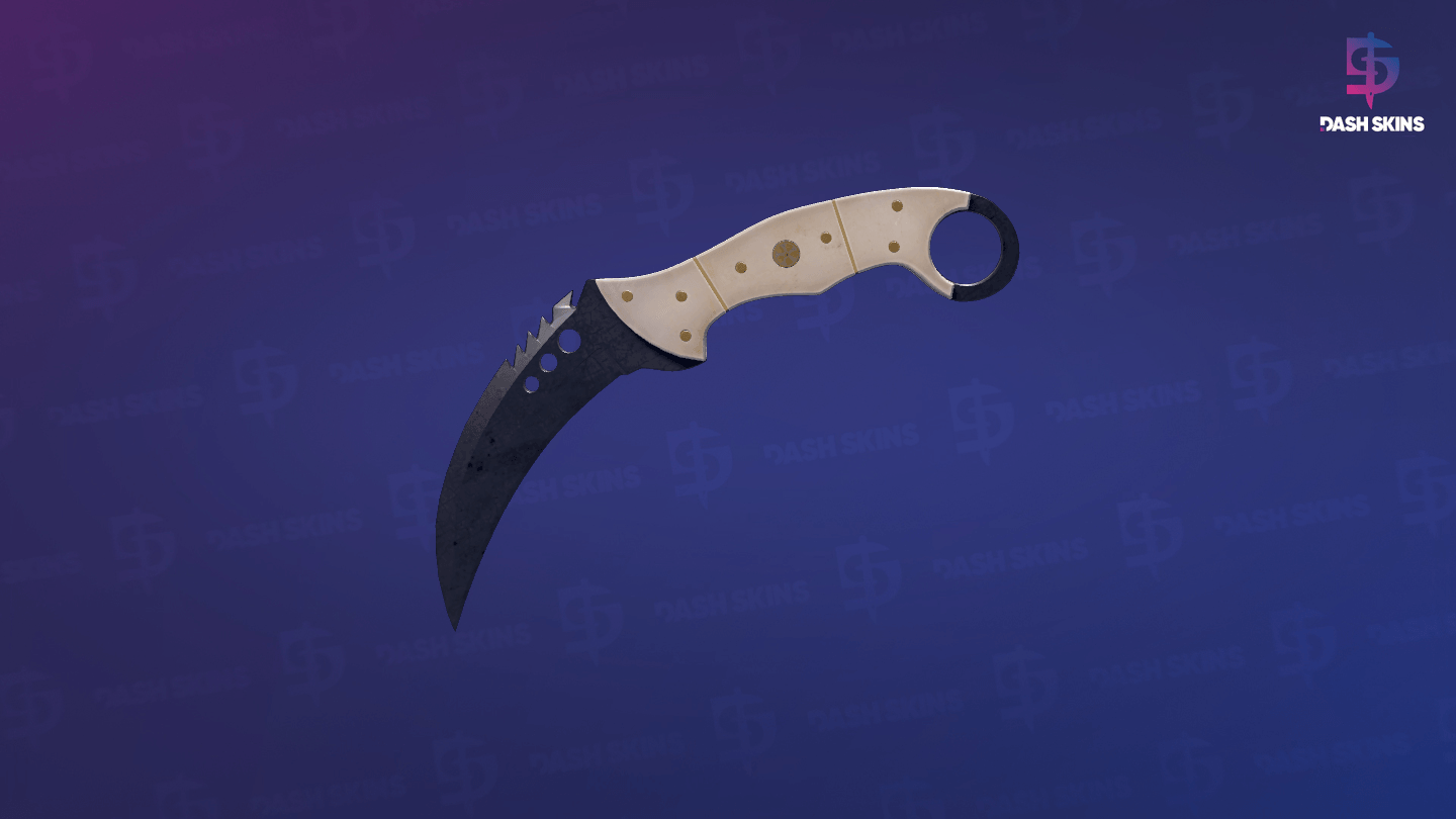 ★ StatTrak™ Talon Knife | Blue Steel (Well-Worn) Screenshot Playside