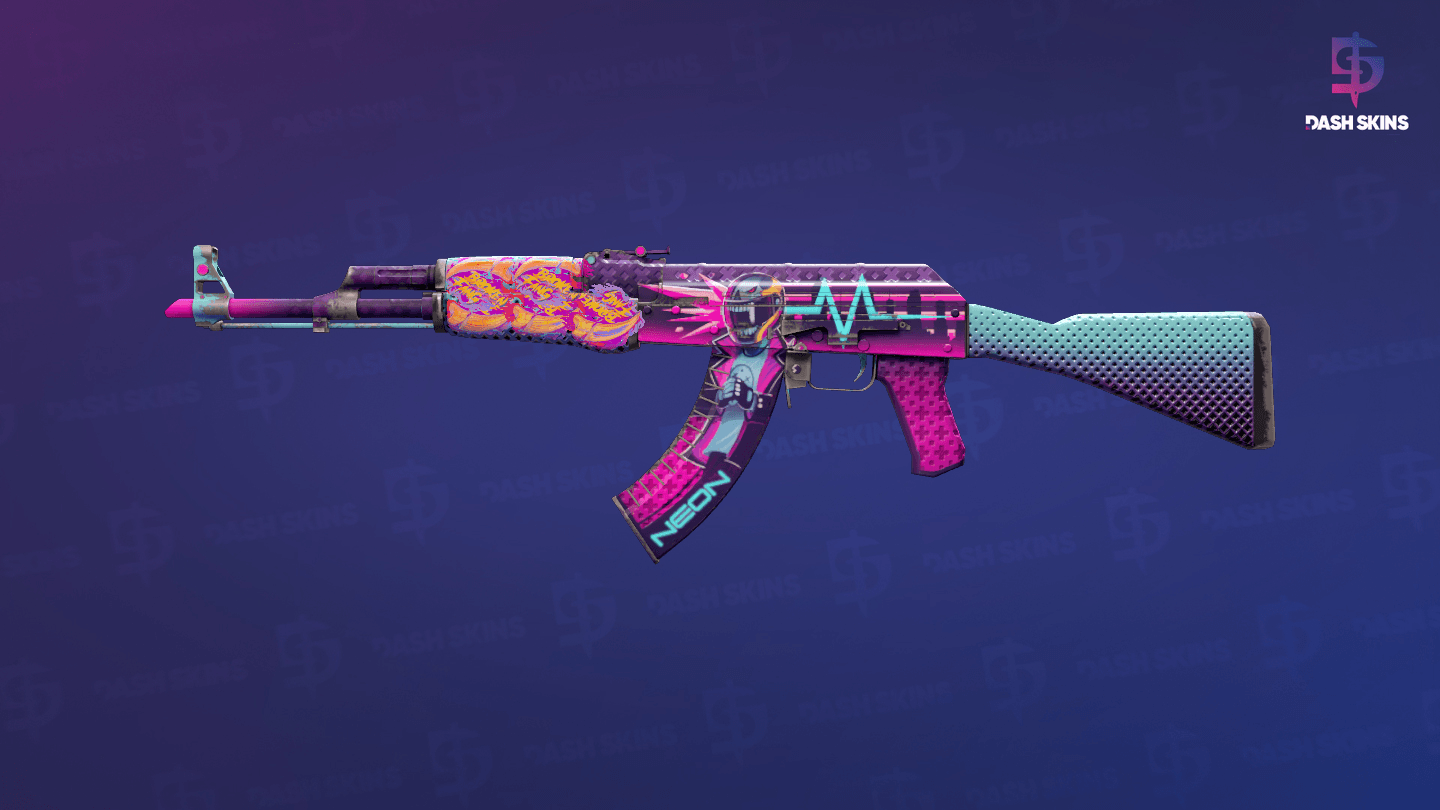 AK-47 | Neon Rider (Field-Tested) Screenshot Playside