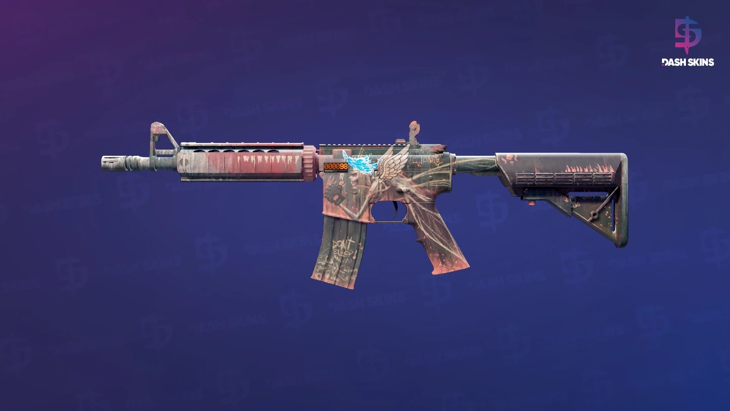 StatTrak™ M4A4 | Tooth Fairy (Minimal Wear) Screenshot Playside
