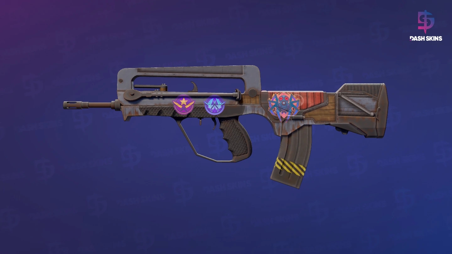FAMAS | Decommissioned (Minimal Wear) Screenshot Playside