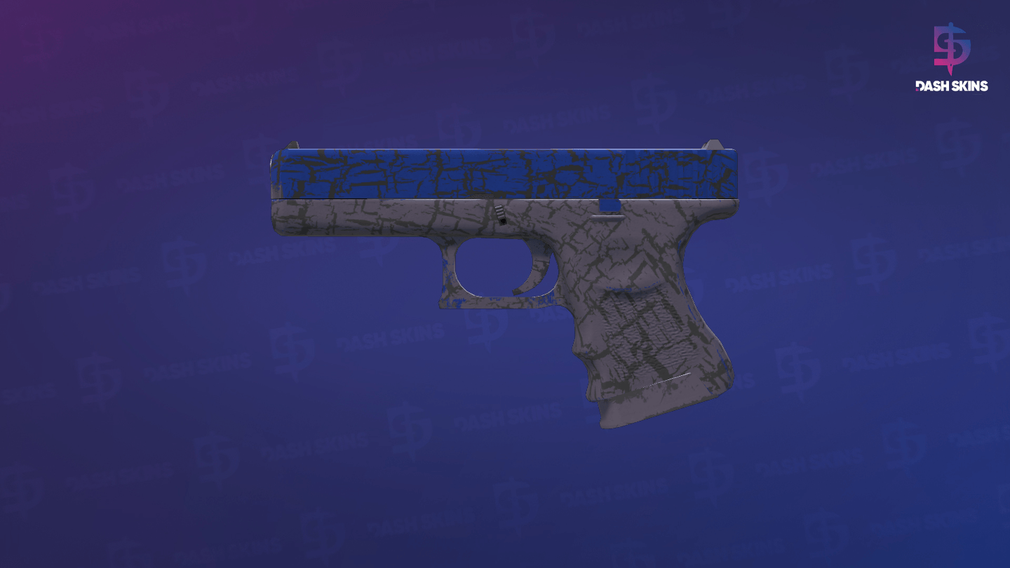 Glock-18 | Blue Fissure (Minimal Wear) Screenshot Playside