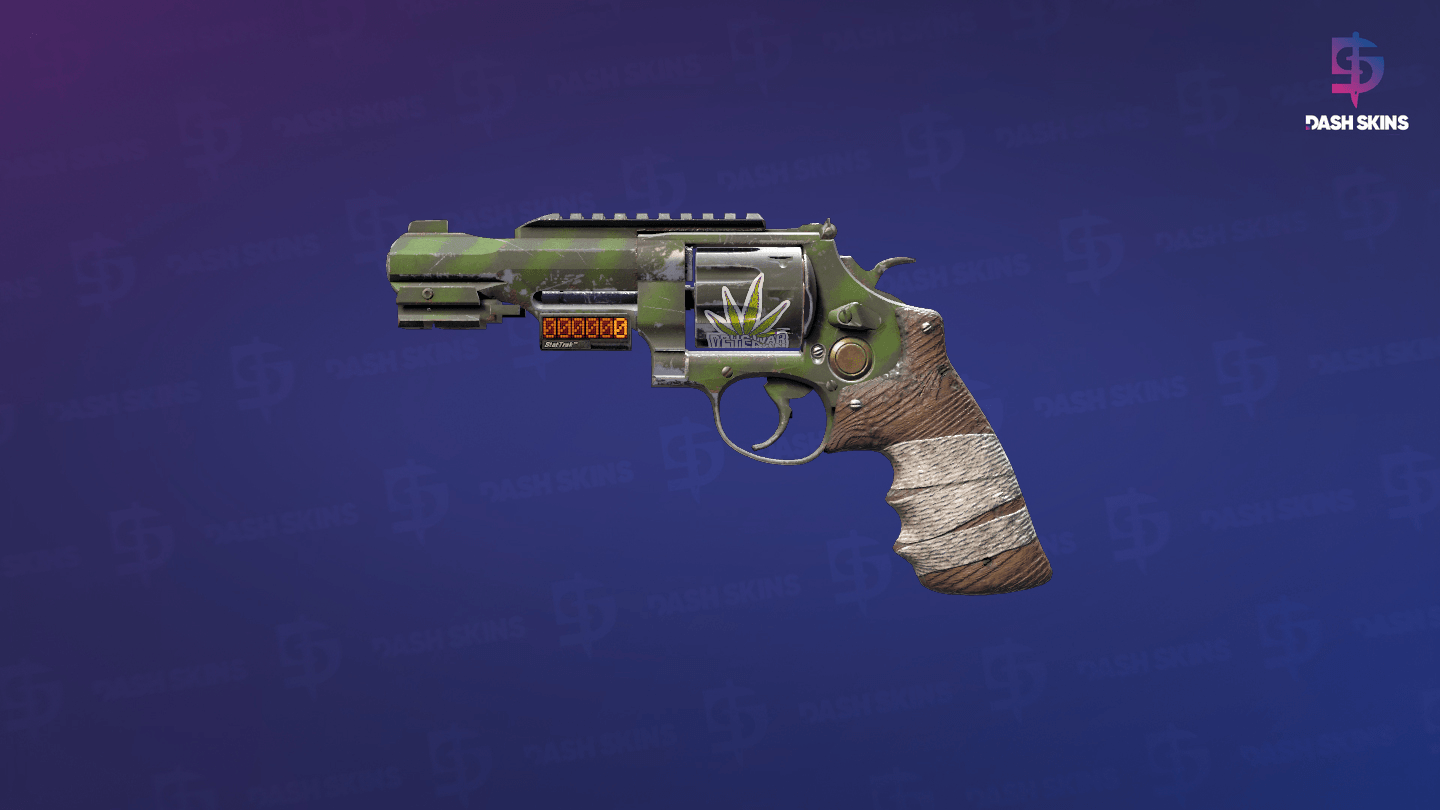StatTrak™ R8 Revolver | Survivalist (Field-Tested) Screenshot Playside