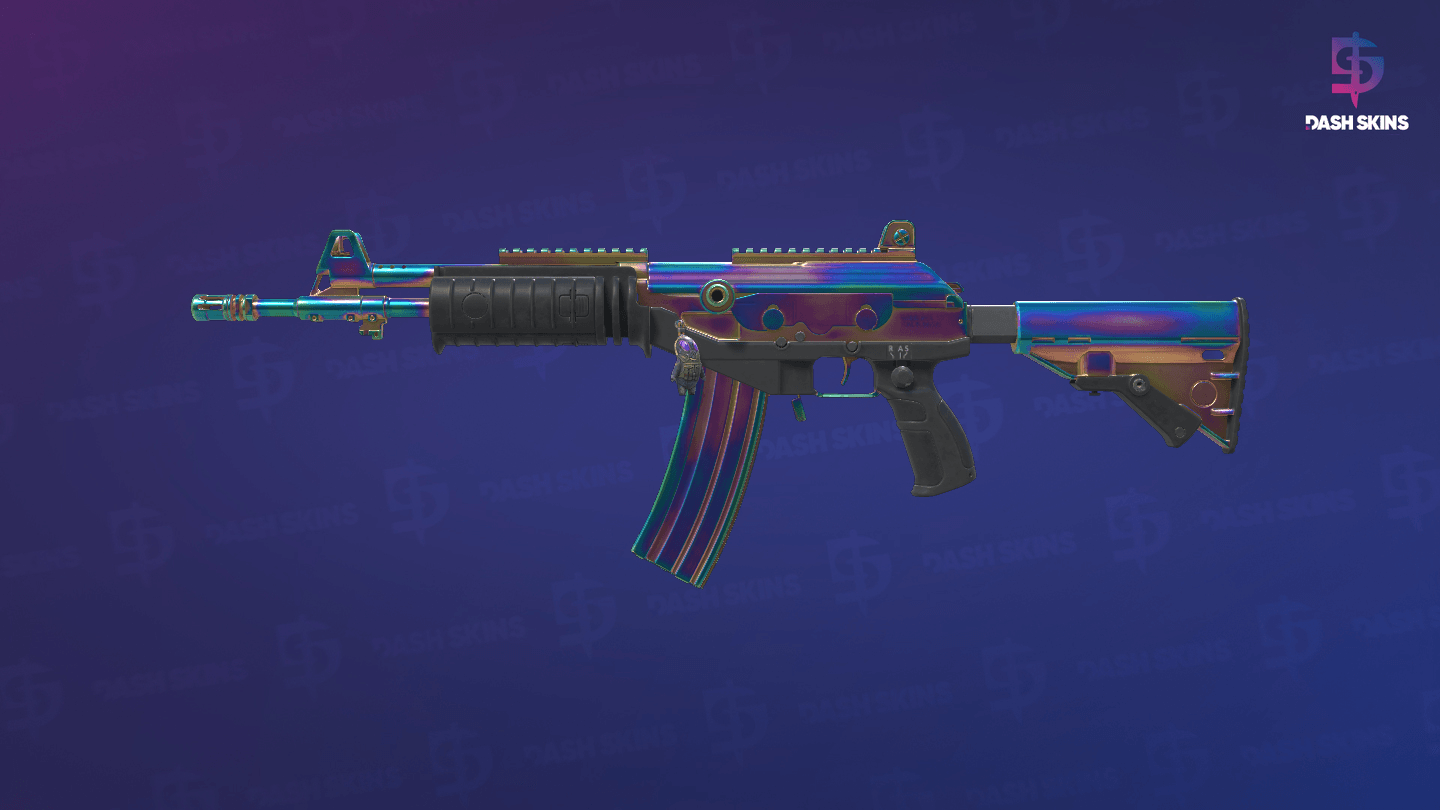 Galil AR | Rainbow Spoon (Minimal Wear) Screenshot Playside