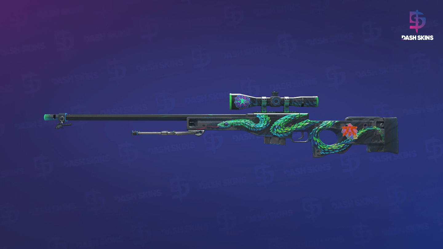 AWP | Atheris (Well-Worn) Screenshot Playside