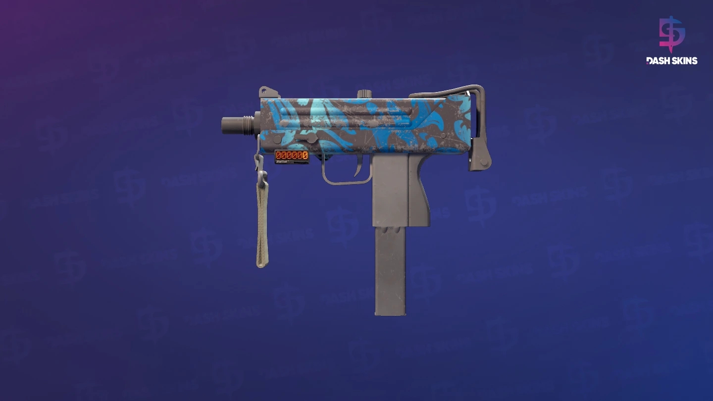 StatTrak™ MAC-10 | Oceanic (Well-Worn) Screenshot Playside