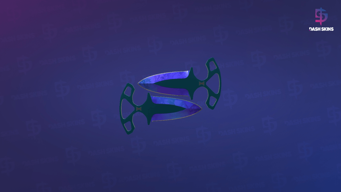 ★ Shadow Daggers | Doppler (Factory New) - Sapphire Screenshot Playside