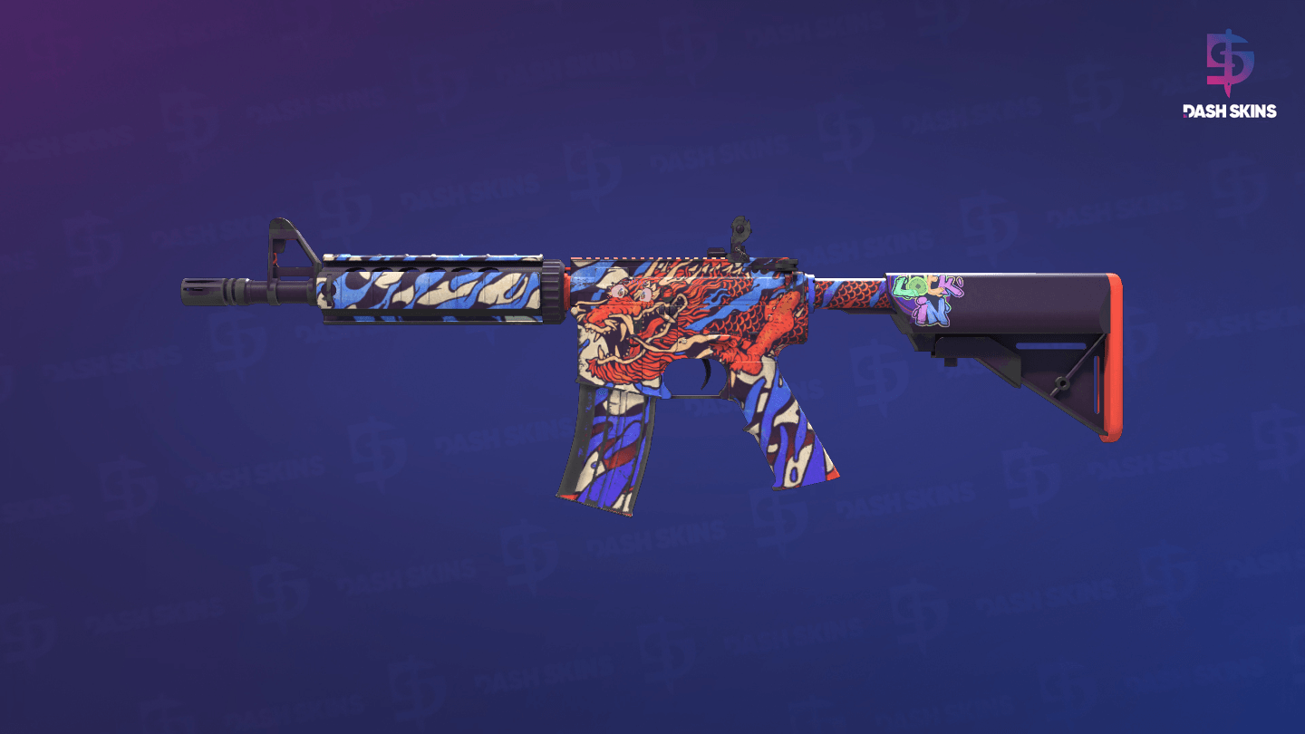 M4A4 | 龍王 (Dragon King) (Minimal Wear) Screenshot Playside