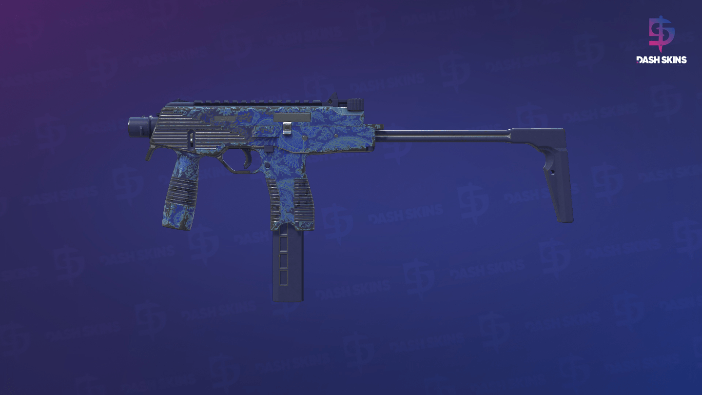 MP9 | Cobalt Paisley (Field-Tested) Screenshot Playside