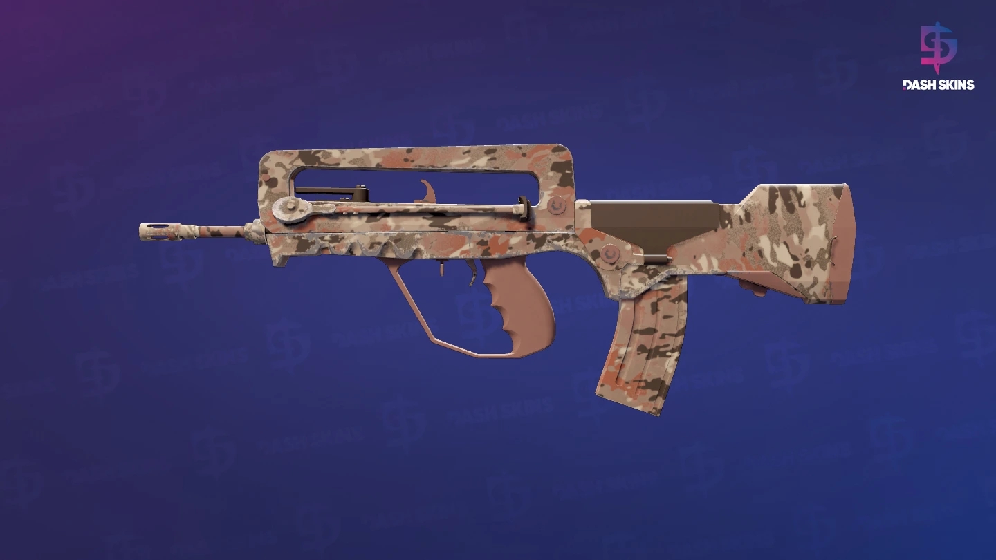 Souvenir FAMAS | CaliCamo (Factory New) Screenshot Playside