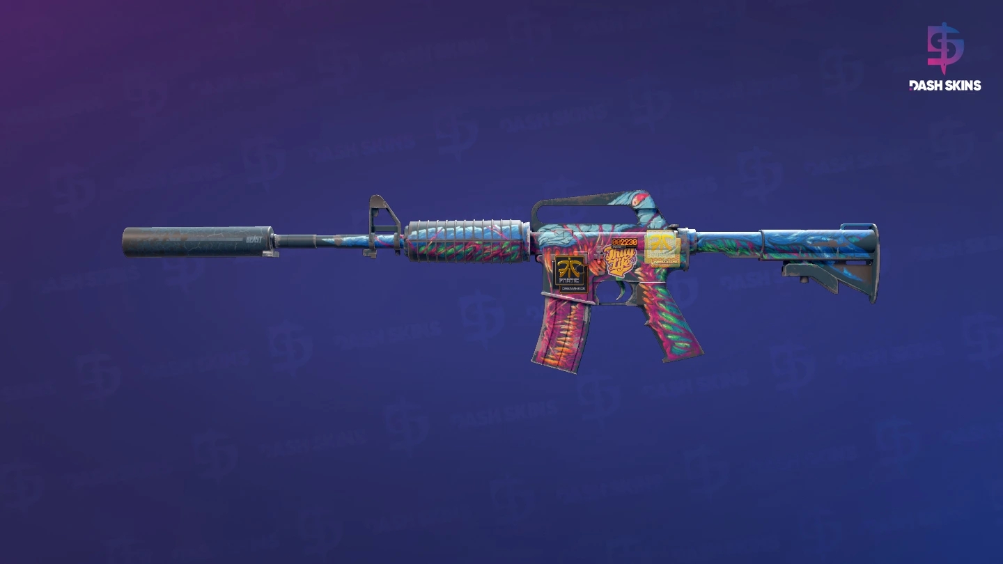 StatTrak™ M4A1-S | Hyper Beast (Well-Worn) Screenshot Playside