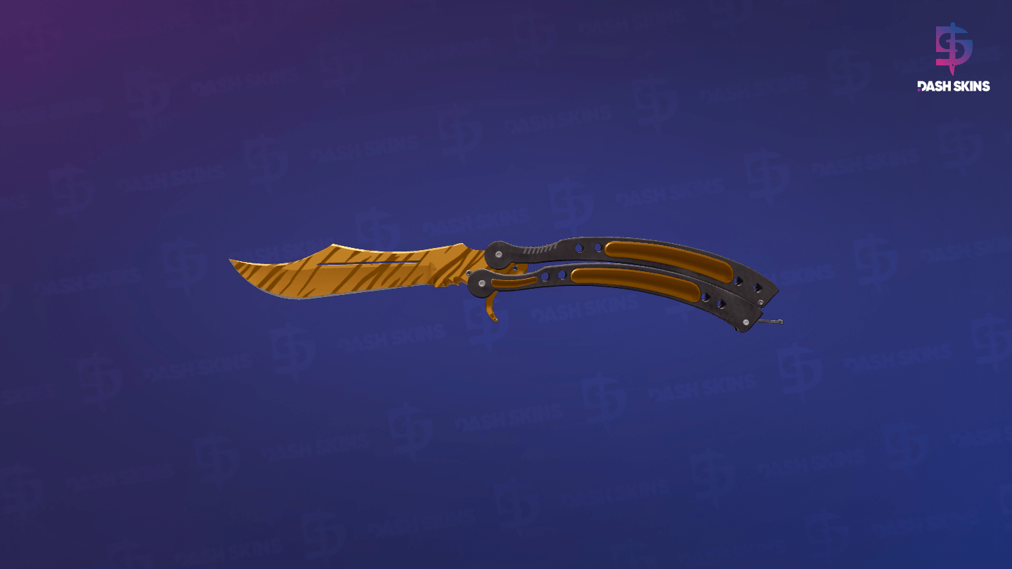★ Butterfly Knife | Tiger Tooth (Factory New) Screenshot Playside