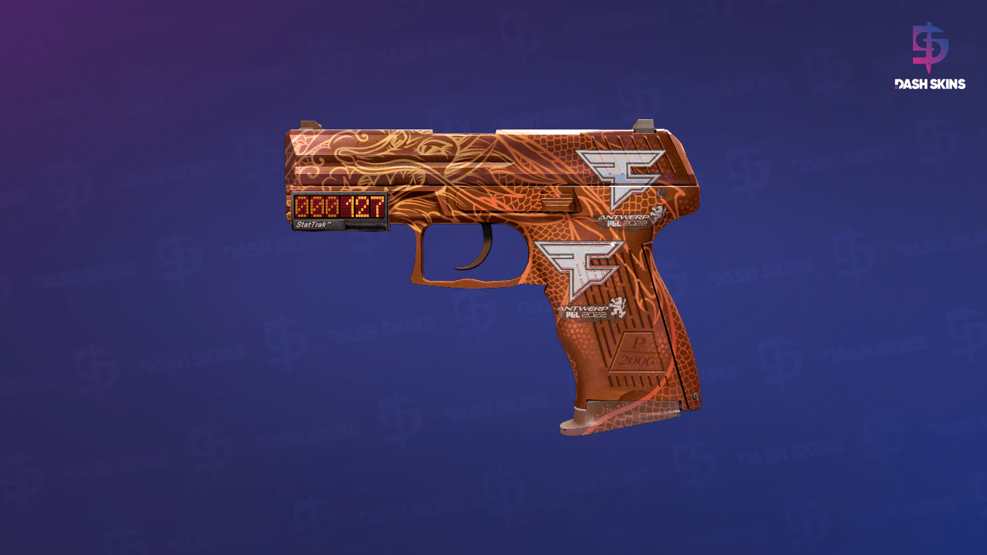 StatTrak™ P2000 | Imperial Dragon (Factory New) Screenshot Playside