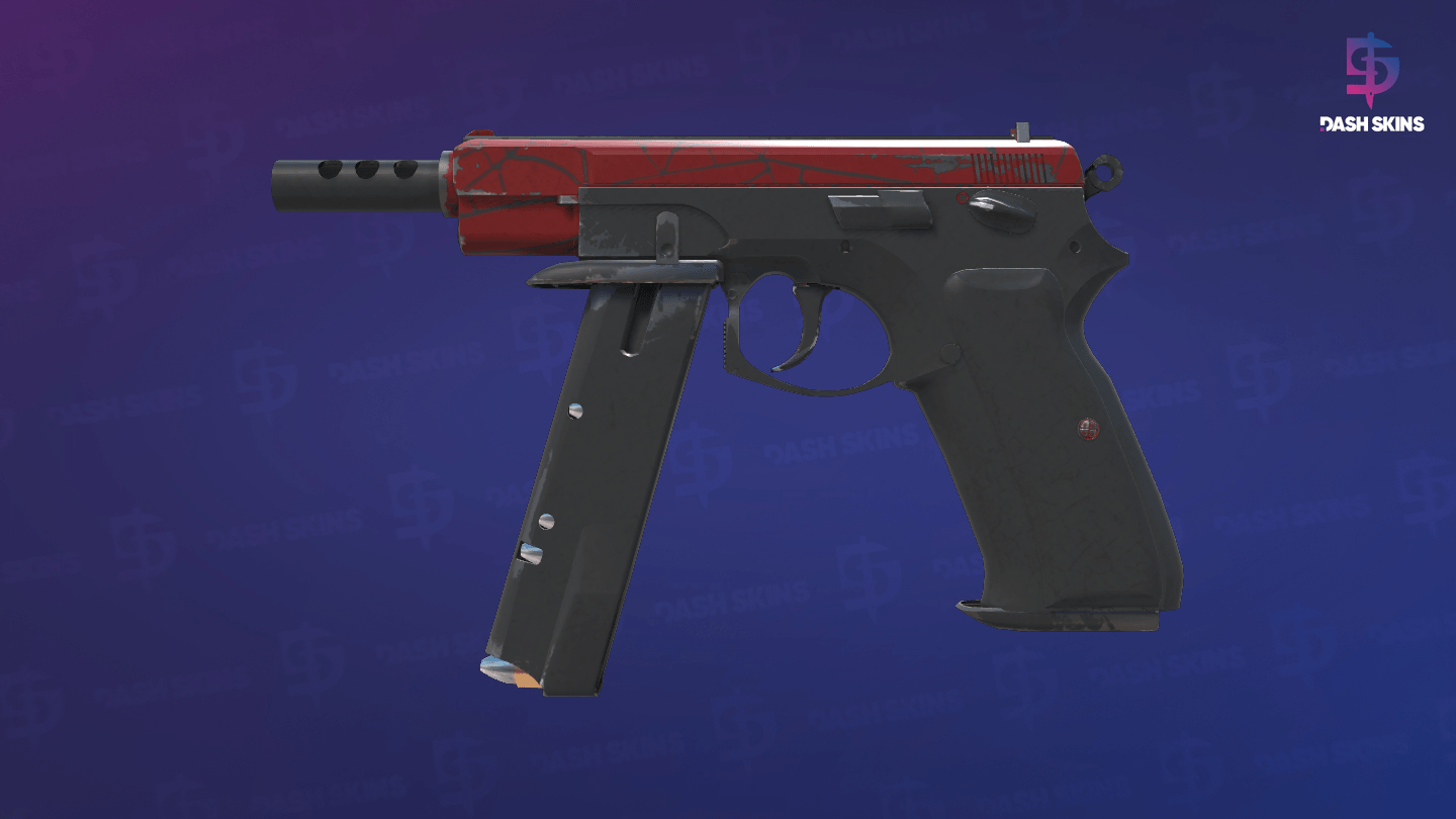 CZ75-Auto | Crimson Web (Field-Tested) Screenshot Playside