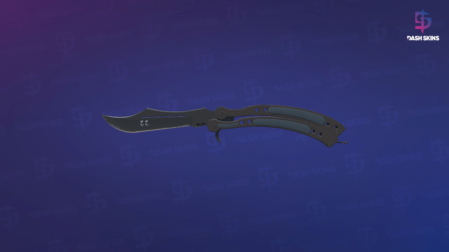 ★ StatTrak™ Butterfly Knife | Night (Field-Tested) Screenshot Playside