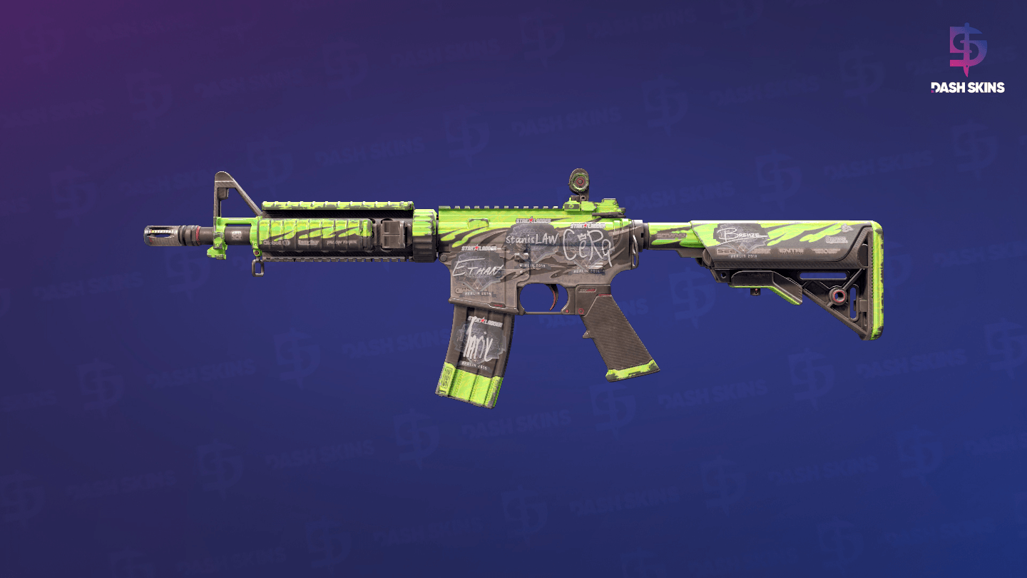 M4A4 | Full Throttle (Battle-Scarred) Screenshot Playside