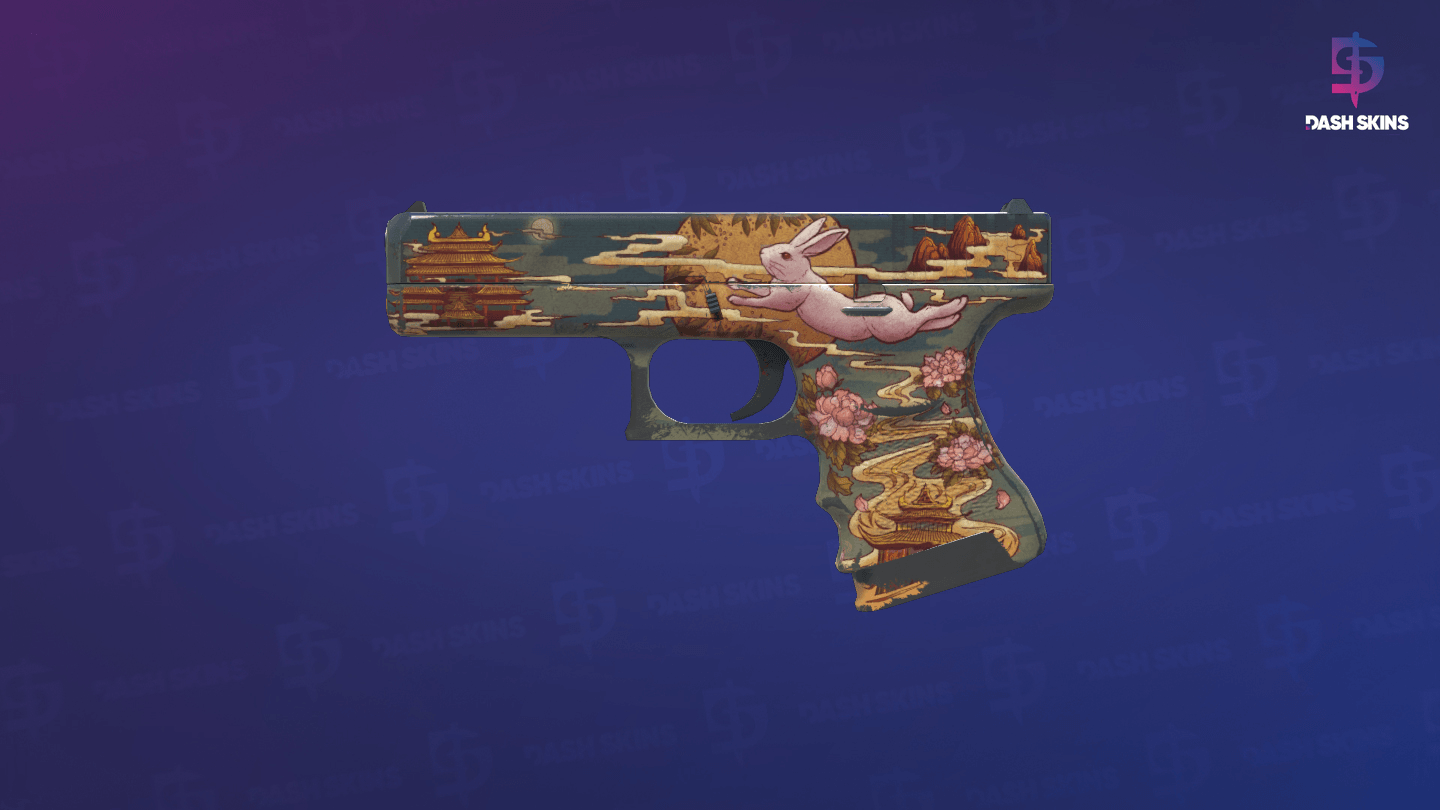 Glock-18 | Umbral Rabbit (Battle-Scarred) Screenshot Playside