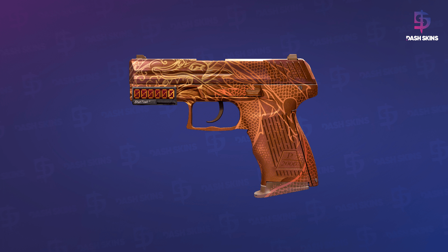 StatTrak™ P2000 | Imperial Dragon (Factory New) Screenshot Playside