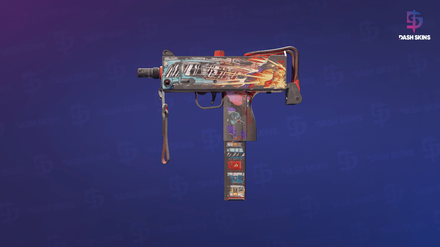 MAC-10 | Derailment (Battle-Scarred) Screenshot Playside