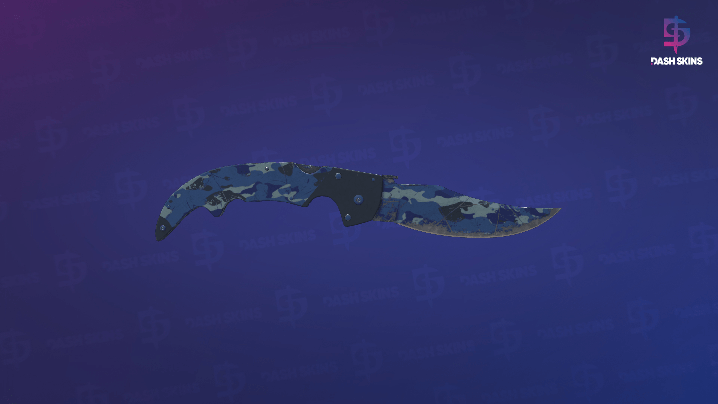 ★ Falchion Knife | Bright Water (Well-Worn) Screenshot Playside