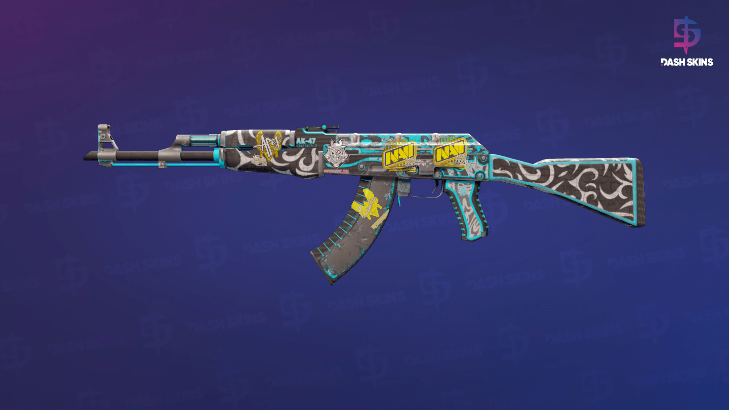 AK-47 | Frontside Misty (Battle-Scarred) Screenshot Playside