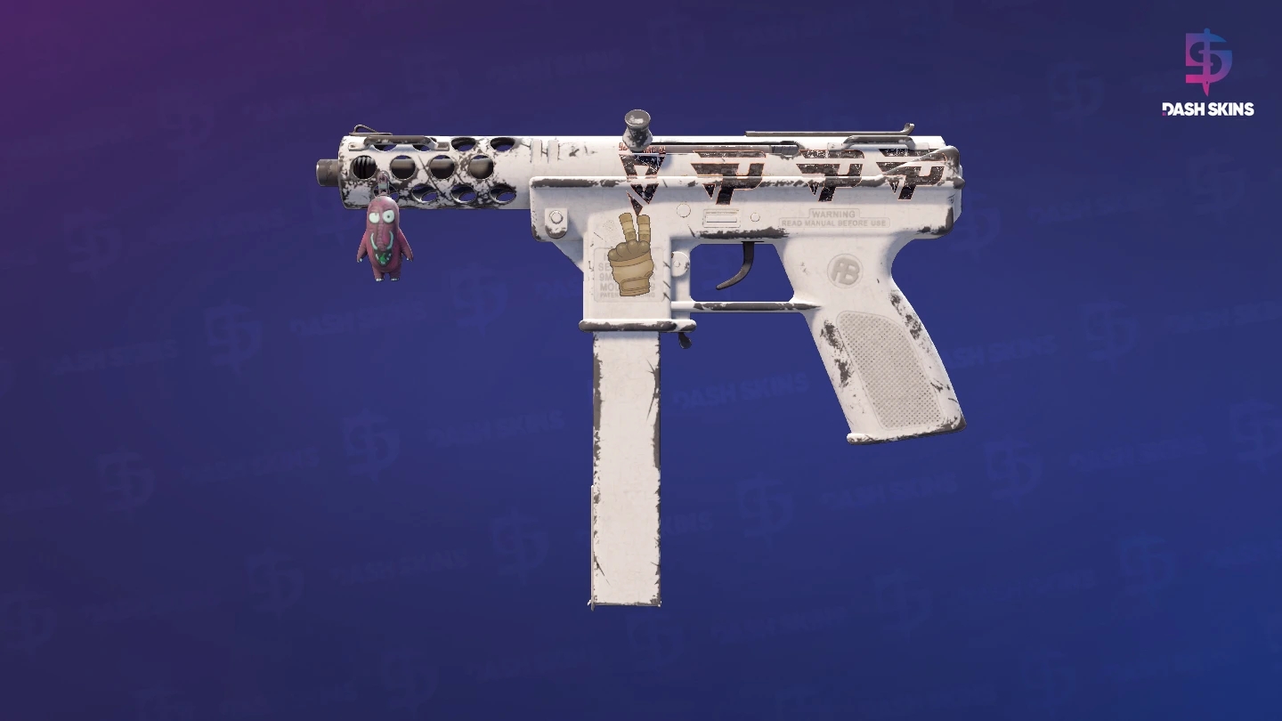 Tec-9 | Whiteout (Field-Tested) Screenshot Playside