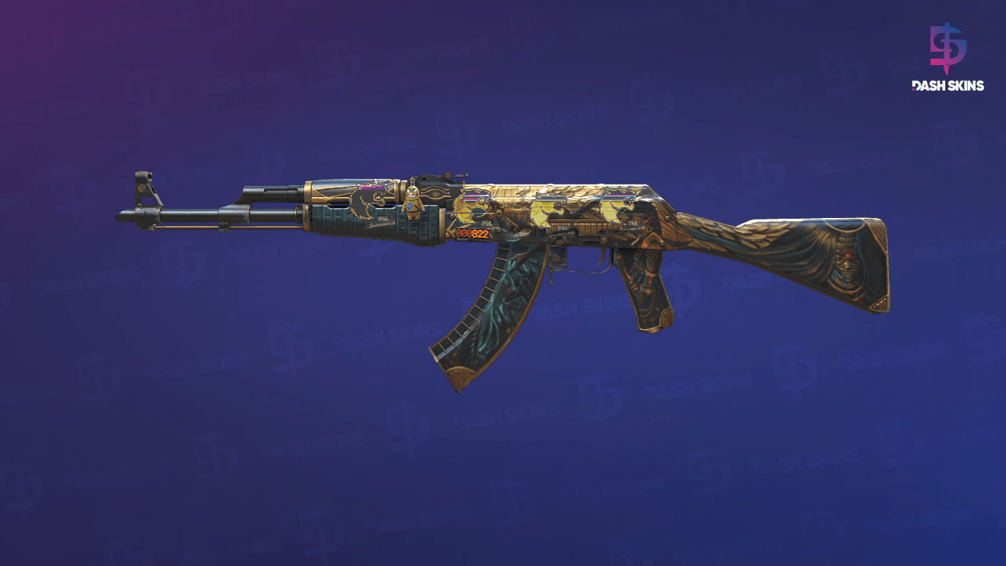 StatTrak™ AK-47 | Legion of Anubis (Minimal Wear) Screenshot Playside