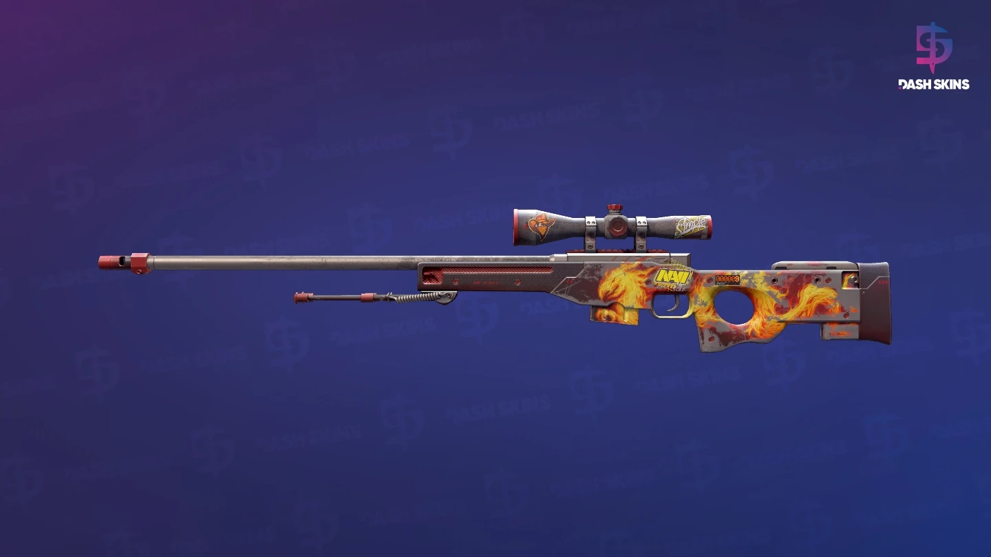 StatTrak™ AWP | Wildfire (Battle-Scarred) Screenshot Playside